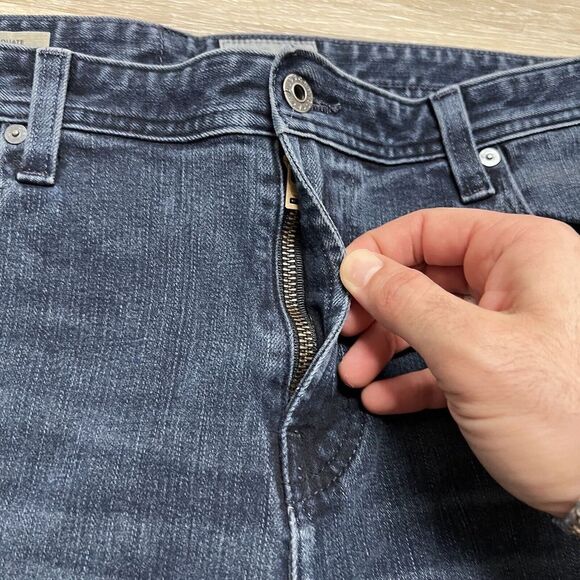 Adriano Goldschmied The Graduate Jeans Tailored Leg Blue Denim 360 Size 38x28 - Picture 7 of 12